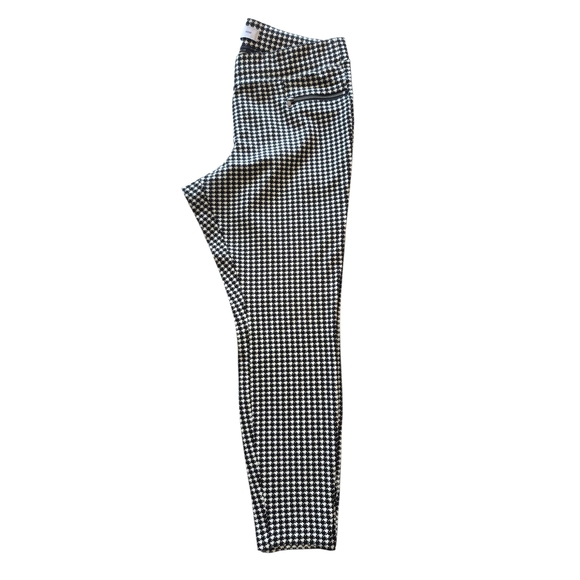 Old Navy High-Waisted Stevie Houndstooth Zip-Pocket Pants/Leggings Sz L - Picture 3 of 7